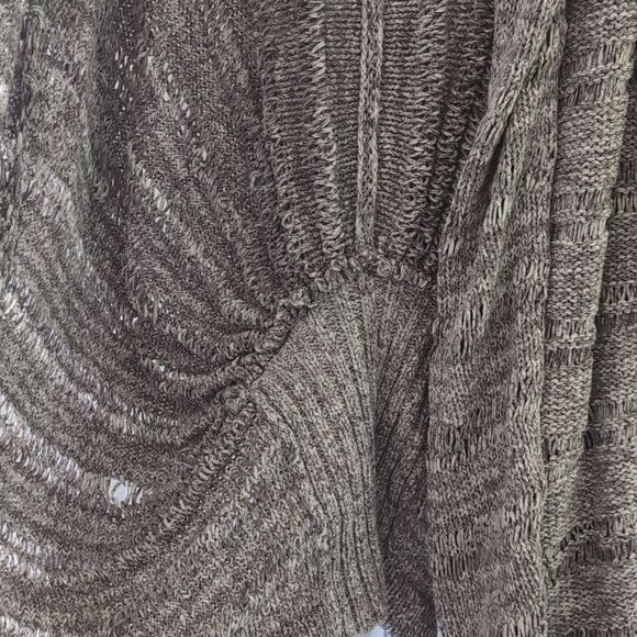 BCBGMAXAZRIA Jane Oversized Heavy Knit Sweater Cardigan Ruched Back Size S - Picture 10 of 16